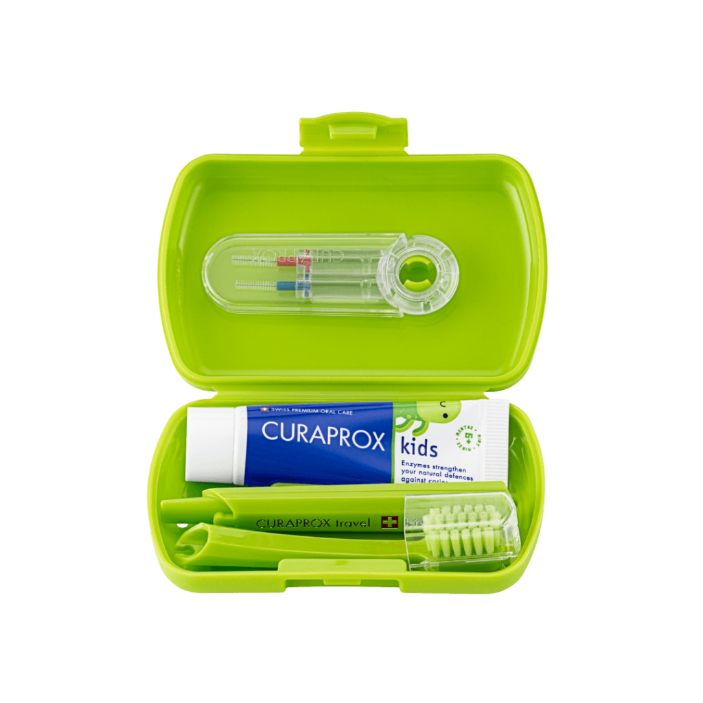 Curaprox Kids Reisikomplekt ROHELINE- hambahari